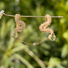 Load image into Gallery viewer, Vipera Pierceless Nose Cuff Chain Duo 𓆙