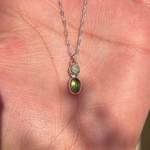 Load image into Gallery viewer, Peridot & Opal Pendant 𓆙