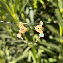 Load image into Gallery viewer, Vipera Pierceless Nose Cuff Chain Duo 𓆙