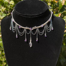Load image into Gallery viewer, Astraea Choker in Amethyst ✵ Ready to Ship ✵