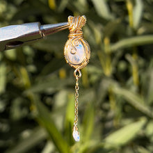 Load image into Gallery viewer, Avatea in Rainbow Moonstone Mini Pendant ✵