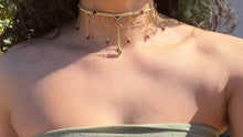 Load image into Gallery viewer, Astraea Choker in Garnet ✵ Ready to Ship ✵
