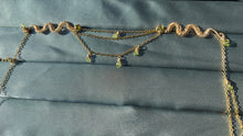 Load image into Gallery viewer, Medusa Serpent Waist Chain in Peridot 𓆙