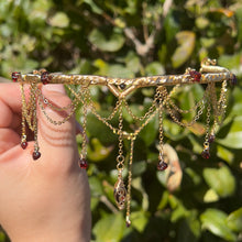 Load image into Gallery viewer, Astraea Choker in Garnet ✵ Ready to Ship ✵