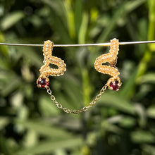 Load image into Gallery viewer, Vipera Pierceless Nose Cuff Chain Duo 𓆙