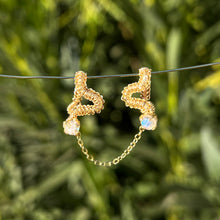 Load image into Gallery viewer, Vipera Pierceless Nose Cuff Chain Duo 𓆙