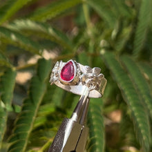 Load image into Gallery viewer, The Scarlet Lily Ring .925 Sterling Silver Size 7 ✵ Ready to Ship ✵