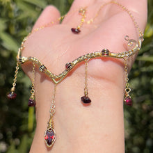 Load image into Gallery viewer, The Eternal Astraea in Garnet 14K Yellow Gold ✵