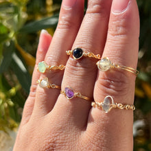 Load image into Gallery viewer, Gold Wire Wrapped Ring ♡