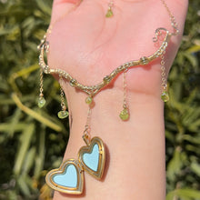 Load image into Gallery viewer, Astraea Lovers Locket Peridot 14KGF ✵