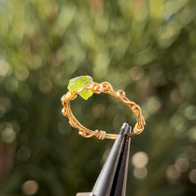 Load image into Gallery viewer, Gold Wire Wrapped Ring ♡