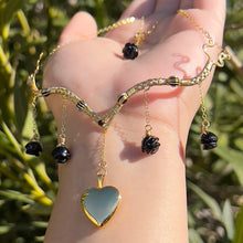 Load image into Gallery viewer, Astraea Lovers Locket Black Onyx 14KGF ✵ READY TO SHIP ✵