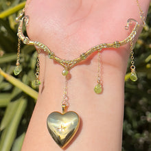 Load image into Gallery viewer, Astraea Lovers Locket Peridot 14KGF ✵