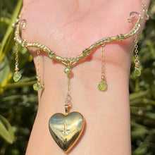 Load image into Gallery viewer, Astraea Lovers Locket Peridot 14KGF ✵