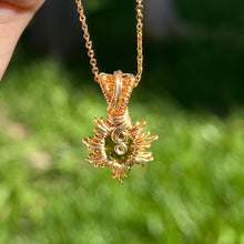 Load image into Gallery viewer, Burning Sol Pendant ✵ Peridot ✵
