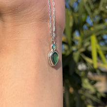 Load image into Gallery viewer, Opal &amp; Green Onyx Pendant 𓆙
