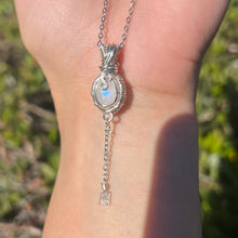 Load image into Gallery viewer, Avatea in Rainbow Moonstone Mini Pendant ✵
