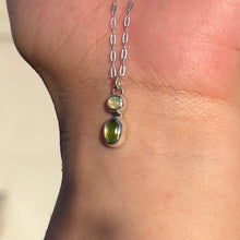 Load image into Gallery viewer, Peridot &amp; Opal Pendant 𓆙
