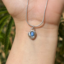 Load image into Gallery viewer, Blue Sapphire Pendant .925 Sterling Silver 𓆙 Ready to Ship  𓆙
