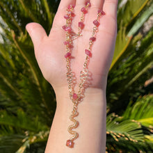 Load image into Gallery viewer, The Pink Tourmaline Medusa Serpent 𓆙 Ready to Ship  𓆙
