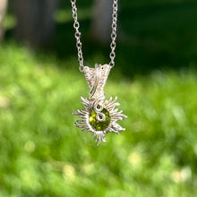 Load image into Gallery viewer, Burning Sol Pendant ✵ Peridot ✵
