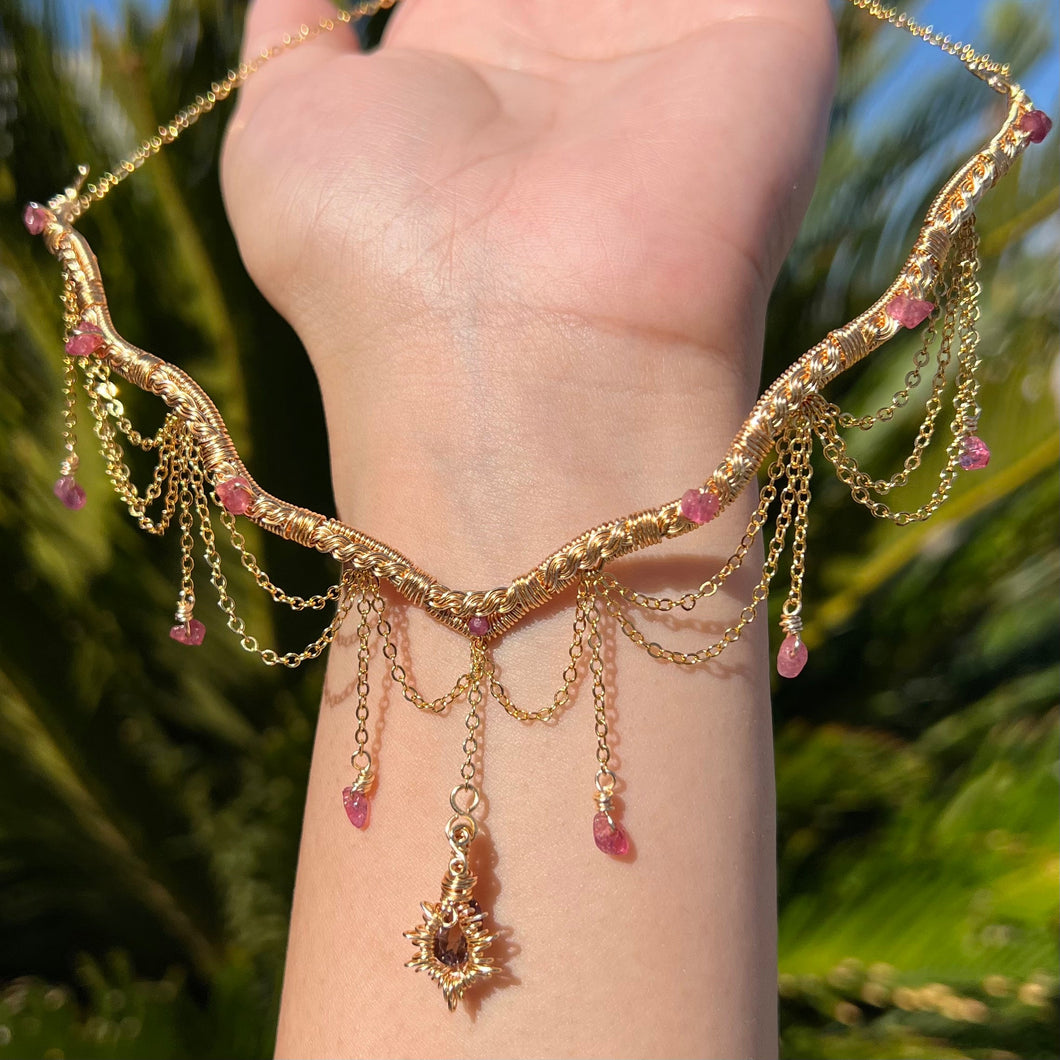 Astraea in Pink Tourmaline ✵