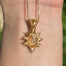 Load image into Gallery viewer, Burning Sol Pendant ✵ Ethiopian Welo Opal ✵
