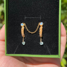 Load image into Gallery viewer, Dangly Pierceless Nose Cuff Chain Duo ♡
