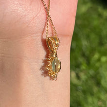 Load image into Gallery viewer, Burning Sol Pendant ✵ Prehnite ✵
