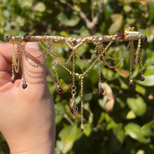 Load image into Gallery viewer, Astraea Choker in Garnet ✵ Ready to Ship ✵
