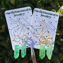 Load image into Gallery viewer, Shego Dangly Earrings ♡
