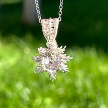 Load image into Gallery viewer, Burning Sol Pendant ✵ Rose De France Amethyst ✵
