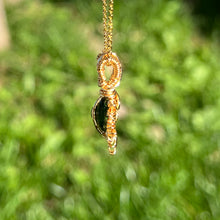 Load image into Gallery viewer, Burning Sol Pendant ✵ Green Amethyst ✵
