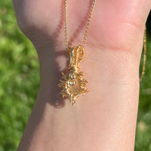 Load image into Gallery viewer, Burning Sol Pendant ✵ Prehnite ✵
