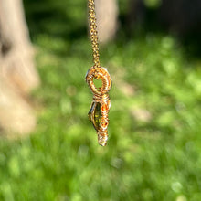 Load image into Gallery viewer, Burning Sol Pendant ✵ Peridot ✵
