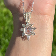 Load image into Gallery viewer, Burning Sol Pendant ✵ Rose De France Amethyst ✵
