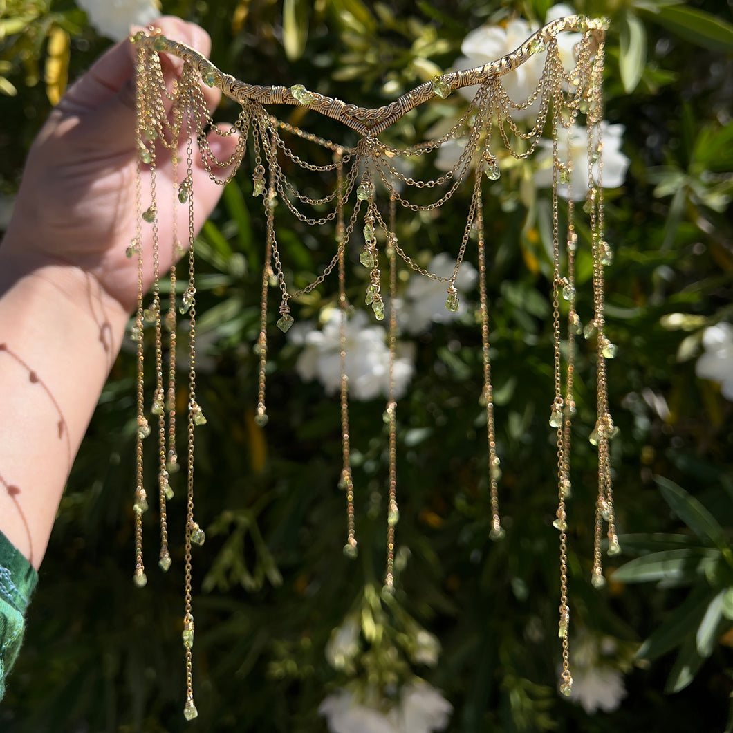 Circlet Headpiece in Peridot ✵