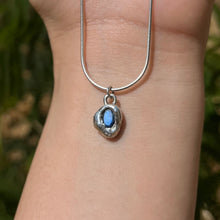 Load image into Gallery viewer, Blue Sapphire Pendant .925 Sterling Silver 𓆙 Ready to Ship  𓆙
