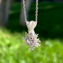 Load image into Gallery viewer, Burning Sol Pendant ✵ Rose De France Amethyst ✵
