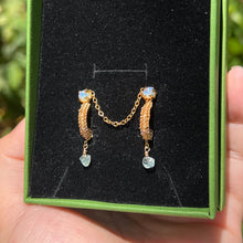 Load image into Gallery viewer, Dangly Pierceless Nose Cuff Chain Duo ♡
