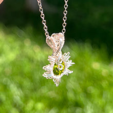 Load image into Gallery viewer, Burning Sol Pendant ✵ Peridot ✵
