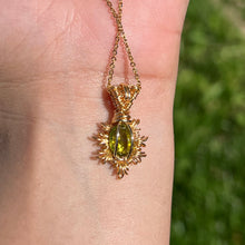 Load image into Gallery viewer, Burning Sol Pendant ✵ Peridot ✵
