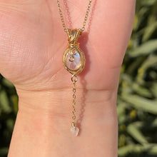 Load image into Gallery viewer, Avatea in Rainbow Moonstone ✵ Mini Pendant ✵
