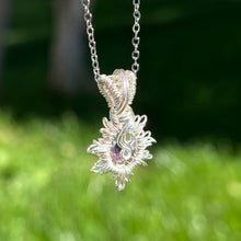 Load image into Gallery viewer, Burning Sol Pendant ✵ Rose De France Amethyst ✵
