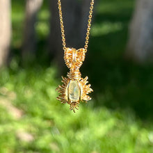 Load image into Gallery viewer, Burning Sol Pendant ✵ Prehnite ✵
