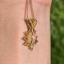 Load image into Gallery viewer, Burning Sol Pendant ✵ Ethiopian Welo Opal ✵
