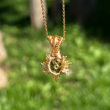 Load image into Gallery viewer, Burning Sol Pendant ✵ Peridot ✵
