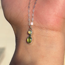 Load image into Gallery viewer, Peridot &amp; Opal Pendant 𓆙
