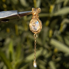 Load image into Gallery viewer, Avatea in Rainbow Moonstone ✵ Mini Pendant ✵
