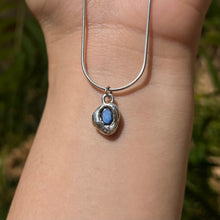 Load image into Gallery viewer, Blue Sapphire Pendant .925 Sterling Silver 𓆙 Ready to Ship  𓆙
